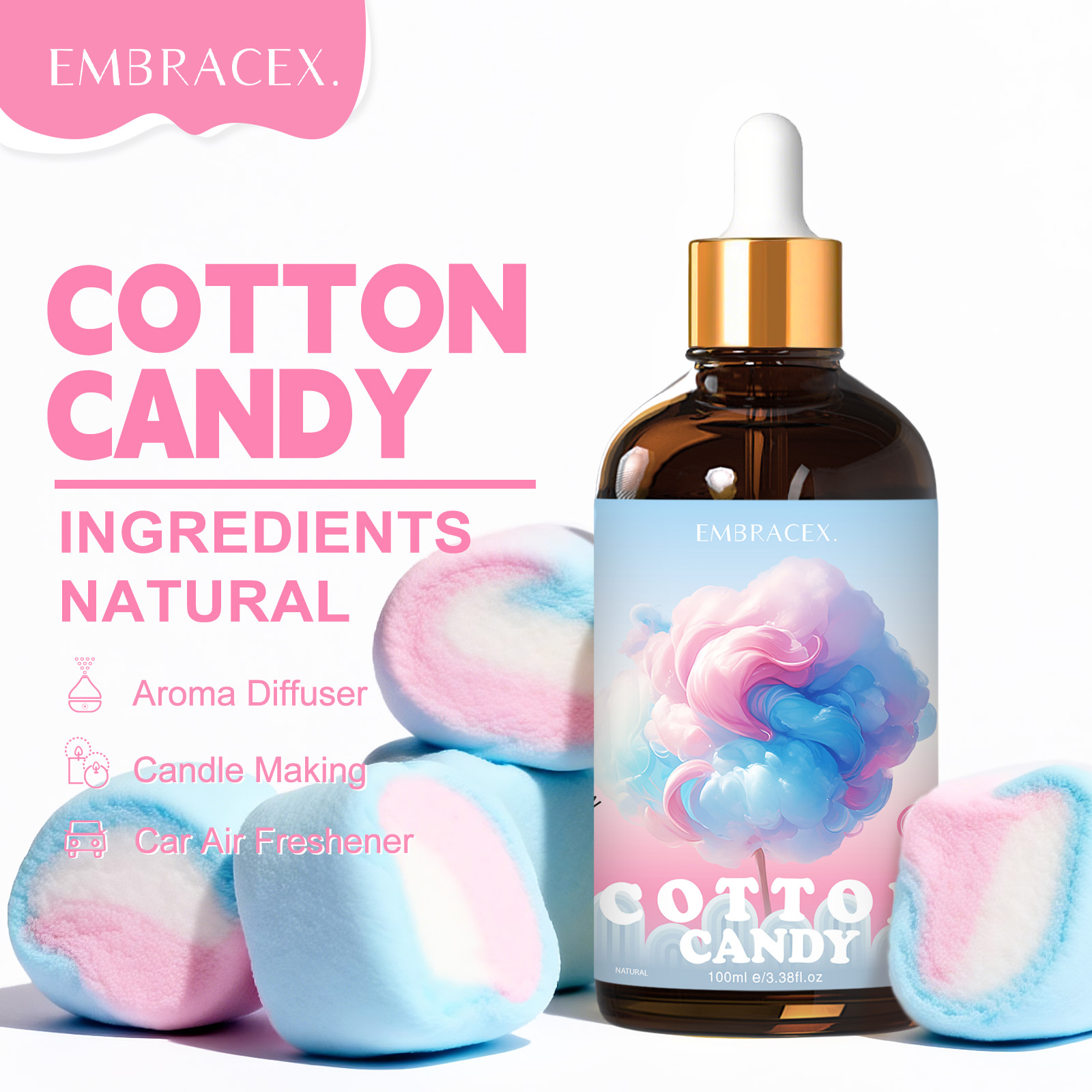 100ml Cotton Candy Fragrance O - огляд і ціна Perfume Fragrance Oil
