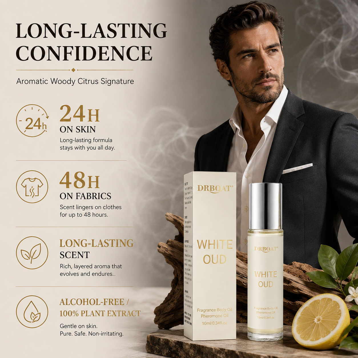 Men Roll-on Perfume Oil,Fresh  - огляд і ціна Perfume Fragrance Oil
