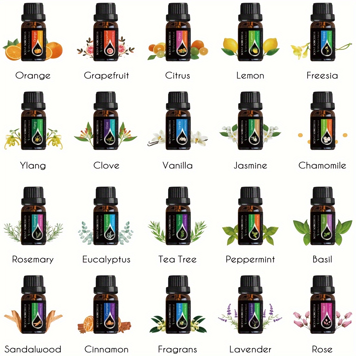 20pcs/set Essential Oil Set La - огляд і ціна Perfume Fragrance Oil
