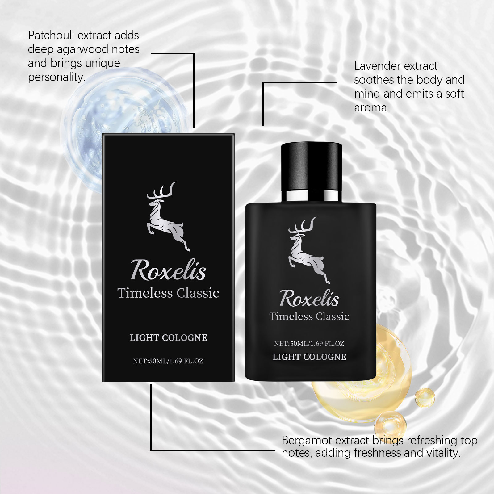 Charm Classic Cologne For Men  - огляд і ціна Perfume Alcohol Fragrance