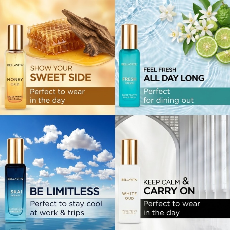 20MLx4 Unisex Mini Perfume Set - огляд і ціна The Collection Perfume Fragrance