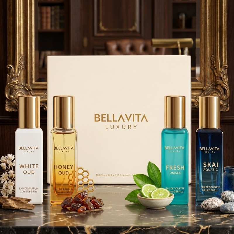 20MLx4 Unisex Mini Perfume Set - огляд і ціна The Collection Perfume Fragrance